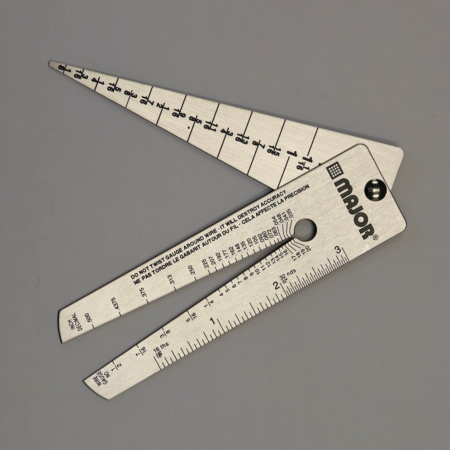 10pcs, Sieve Mesh Pressure Gauge for Measuring Aperture Size, Stainless Steel Folding Ruler