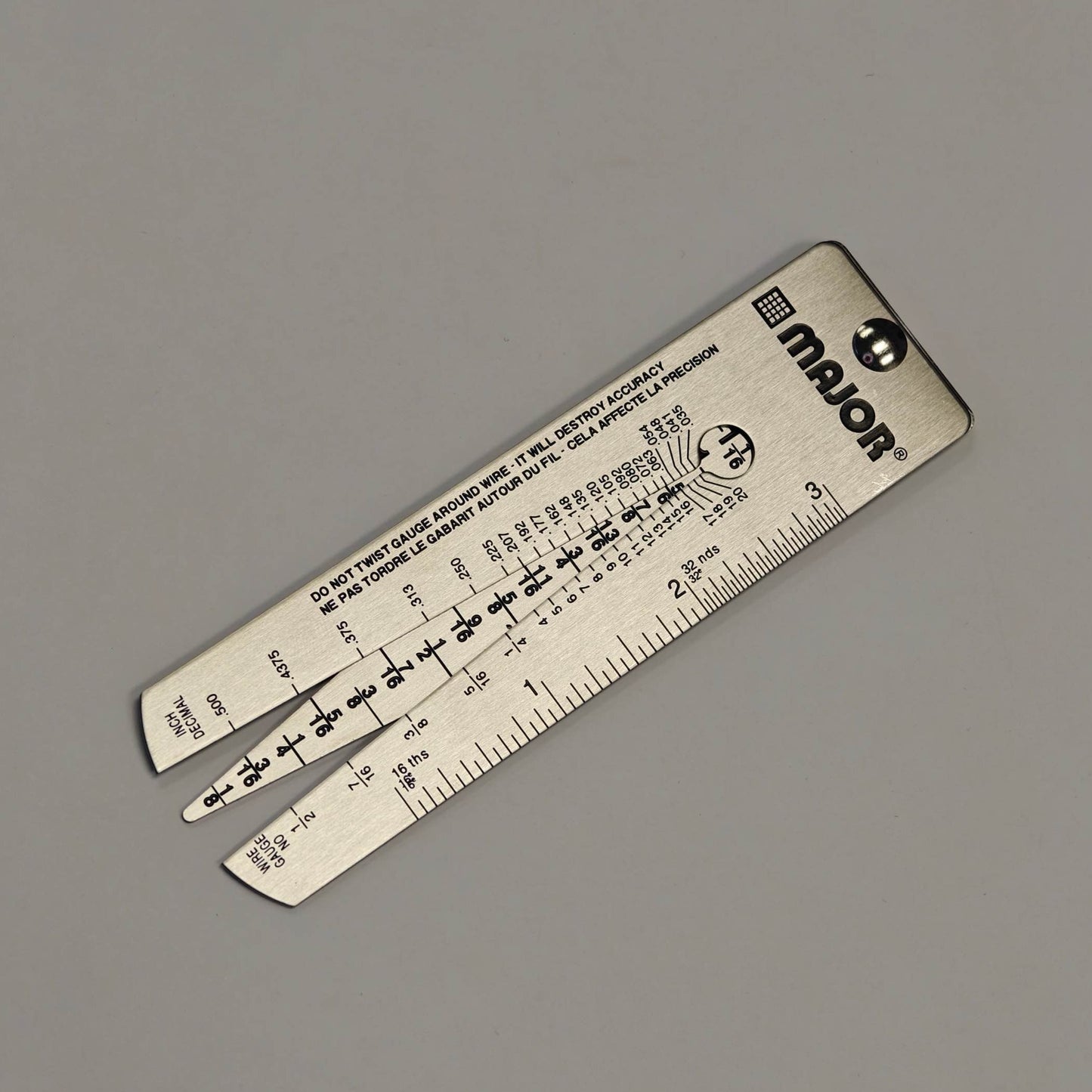 10pcs, Sieve Mesh Pressure Gauge for Measuring Aperture Size, Stainless Steel Folding Ruler
