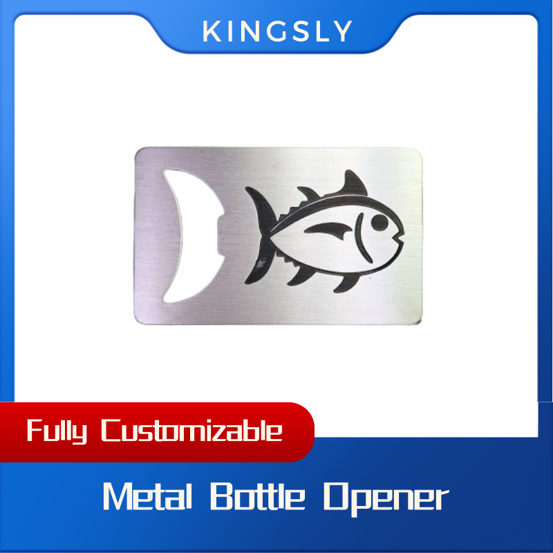 10pcs, Stainless Steel Fully Customize Wallet Bottle Opener